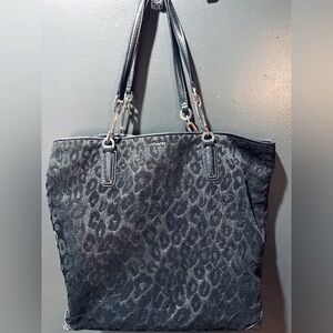 Coach Madison Fabric North/South Tote